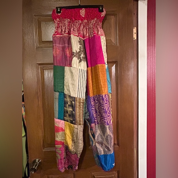 Colorful Patchwork Pants - Picture 5 of 5